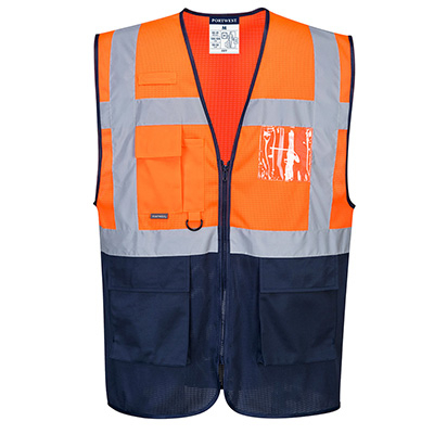 PORTWEST C377 Hi-Vis Two Tone MeshAir Executive Vest