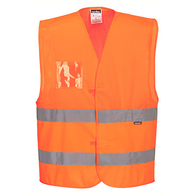 PORTWEST C494 Hi-Vis Half Mesh Vest