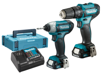 Makita CLX228AJ 12V Max CXT Twin Pack | Combi Drill & Impact Driver Set