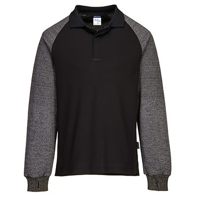 PORTWEST CR15 Polo Shirt with Cut Resistant Sleeves