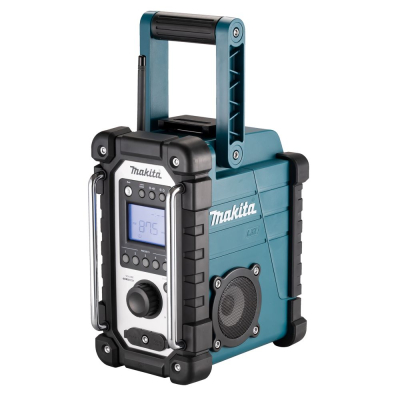 Makita DMR116 Rugged Job Site AM/FM Radio with AUX Input – Battery or Mains Powered