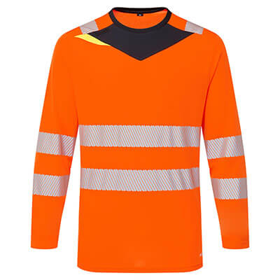 PORTWEST DX416 DX4 Hi-Vis T-Shirt ls