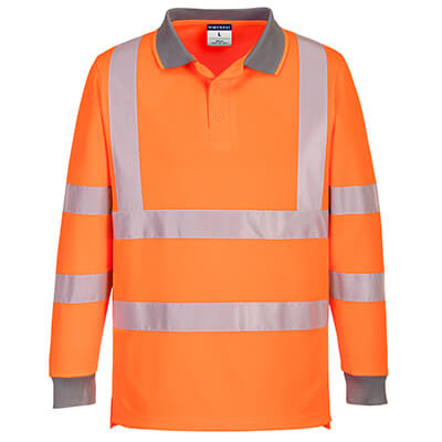 PORTWEST EC11 Eco Hi-Vis Polo Shirt ls (6 pack)