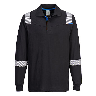 PORTWEST FR711 WX3 Flame Resistant Long Sleeve Polo