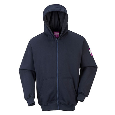 PORTWEST FR81 FR Zip Front Hooded Sweatshirt