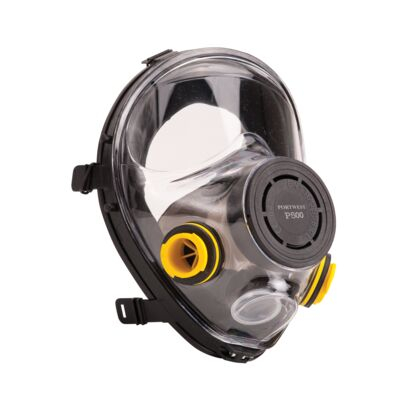 Portwest P500BKR Vienna Full Face Mask Black  R