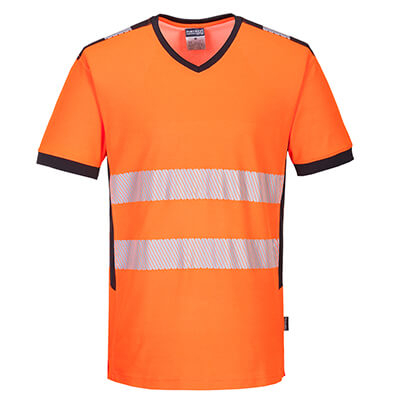 PORTWEST PW310 PW3 Hi-Vis V-Neck T-Shirt