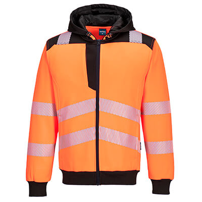 PORTWEST PW327 PW3 Hi-Vis Zip Hoodie