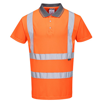PORTWEST RT22 Hi-Vis Short Sleeved Polo RIS