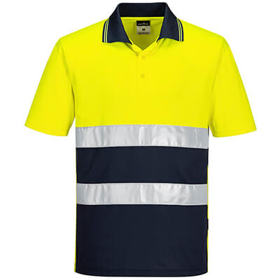PORTWEST S175 Two-Tone Lightweight Polo Shirt ss