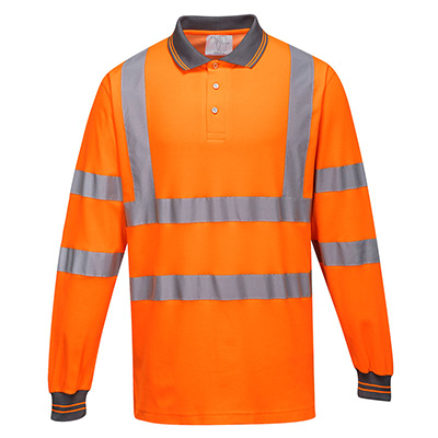 PORTWEST S271 Long Sleeved Cotton Comfort Polo