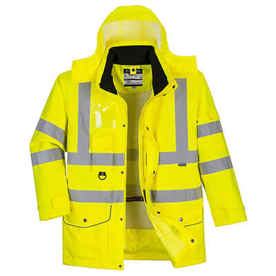 PORTWEST S427 Hi-Vis 7-in-1 Traffic Jacket