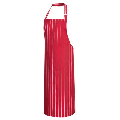 Portwest S839RWR Butchers Apron Red/White  R