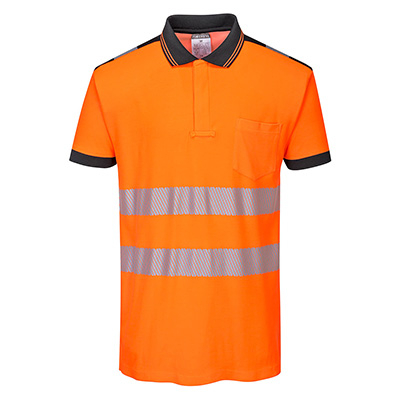 PORTWEST T180 PW3 Hi-Vis Polo Shirt ss
