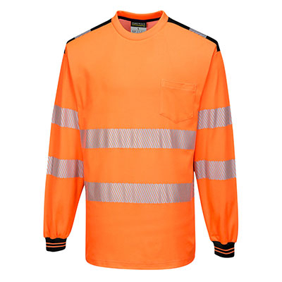 PORTWEST T185 PW3 Hi-Vis T-Shirt ls