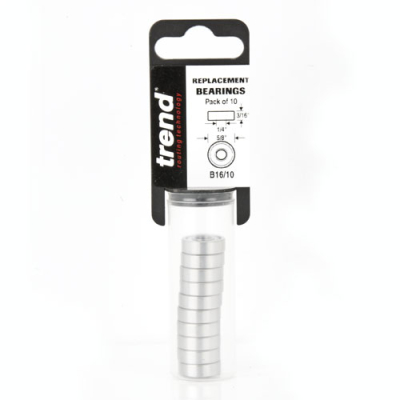 Trend B16/10 Multi pack of ten bearings 1/4Inch bore