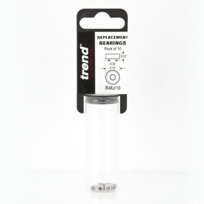 Trend B48J/10 Multi pack of ten bearings 3/32Inch bore
