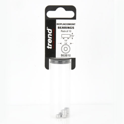 Trend B63B/10 Multi pack of ten bearings 1/8Inch bore
