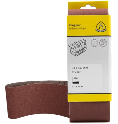 Klingspor LS 309 XH Retail packs Abrasive cloth for Wood, Metals, NF metals