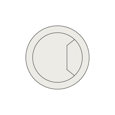 Trend CTI/80/PK1 Cable tidy insert light grey
