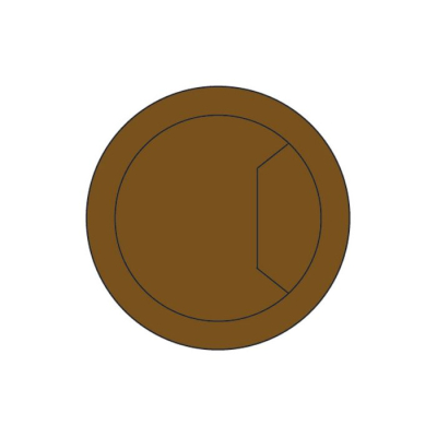 Trend CTI/80/PK2 Cable tidy insert brown