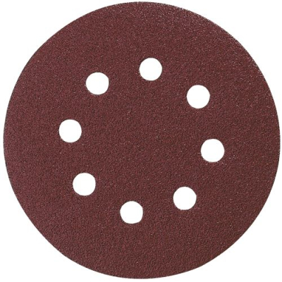 MAKITA VELCRO BACKED ABRASIVE DISCS - RED 125MM 5