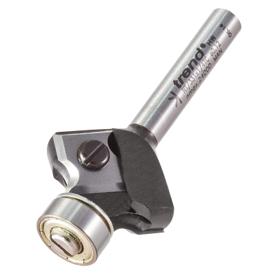 Trend RT/331X1/4TC Rota-Tip guided round over cutter 25.4mm diameter