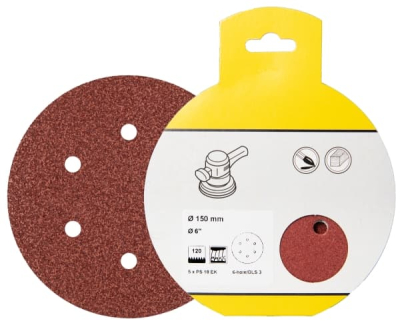 Klingspor PS 18 EK Retail packs Abrasive paper, self-fastening for Wood