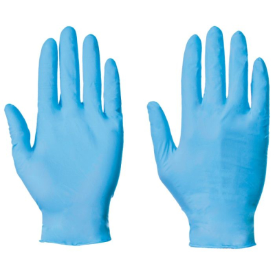 SUPERTOUCH 5.5 POWDERFREE BLUE NITRILE GLOVES
