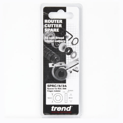 Trend SPAC/8/34 Spacer 8mm bore x 3.4mm thick