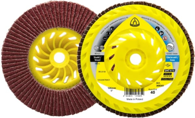 Klingspor SMT 975  Special CEVOLUTION Abrasive mop discs for Steel