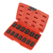SEALEY 16pc 1/2Inch Drive Deep Metric Impact Socket Set | AK5816M