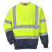 PORTWEST B306 Two Tone Hi-Vis Sweatshirt
