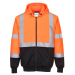 PORTWEST B315 Hi-Vis Two-Tone Zipped Hoodie