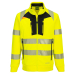 PORTWEST DX477 DX4 Hi-Vis Funnel Neck Zipped Sweatshirt